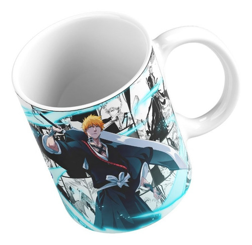 Taza Mug 11oz Anime Bleach Ichigo Kurosaki Shinigami