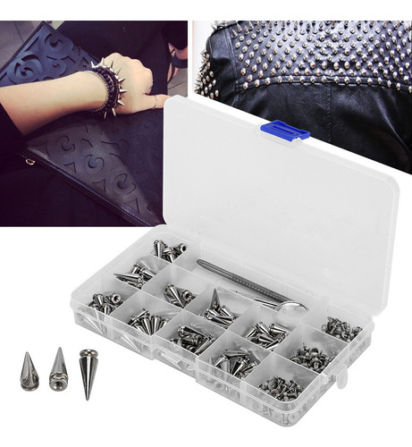 Zen 7 Tornillos Con Remaches Punk De 20 Mm For Manualidades