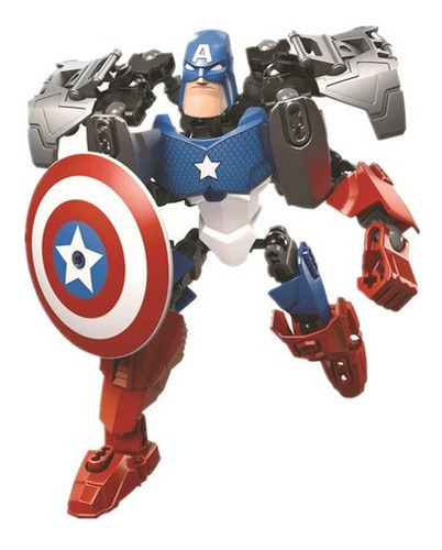 Figura De Acción Capitan America Armable Juguete Colección