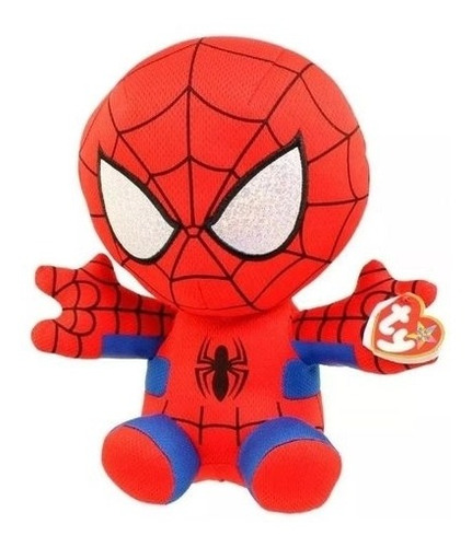 Imagem 2 de 3 de Beanie Babies Homem Aranha Spider Man Pelúcia Ty Dtc 3718