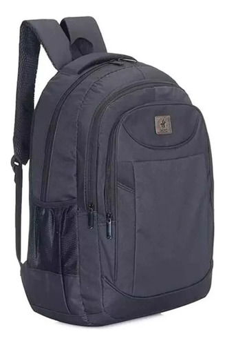 Mochila Porta Notebook Ejecutiva Reforzada Elegante Premium Color Negro | Modelo 15700 | Wellington Polo Club