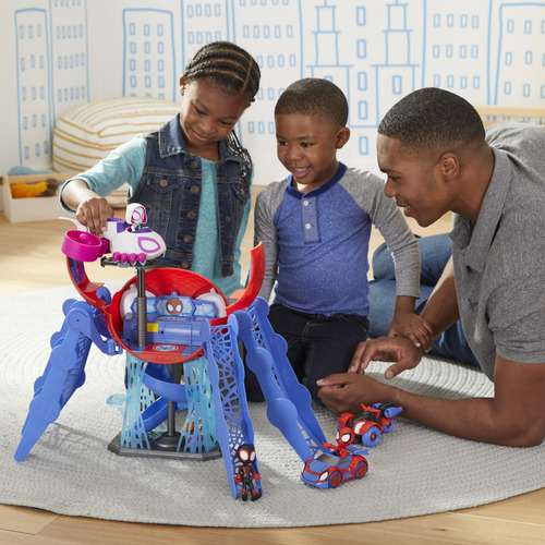 Playset Spider-man Spidey E Seus Incríveis Amigos Web-quarte