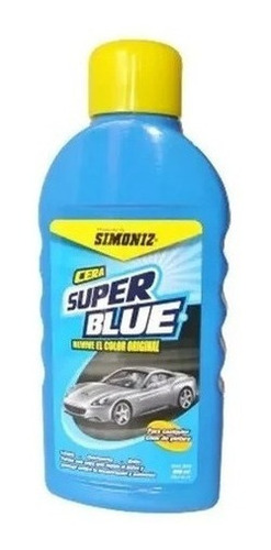 Cera Super Blue Simoniz Carro 600 Ml Cualquier Color Pintura