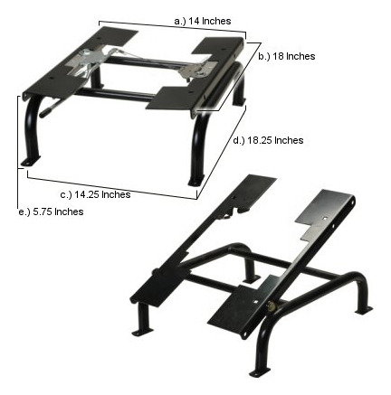 Altura Estandar Universal Diapositiva Asiento Inclinacion