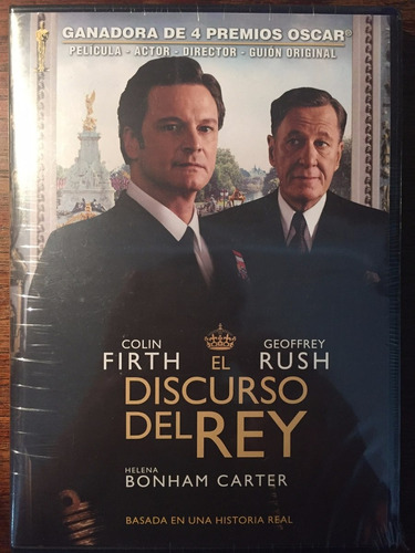 Dvd Original El Discurso Del Rey - Firth Rush - Sellada!!!