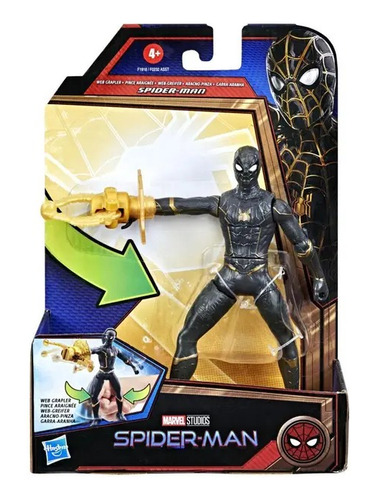 Figura Del Hombre Araña Color Negro De La Pelicula