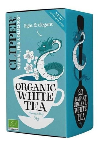 Te Blanco 20 Bags - Organico White Tea - Clipper