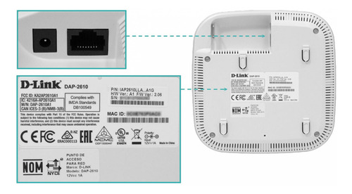 Punto De Acceso D-link De Doble Banda Wave2 Clickbox