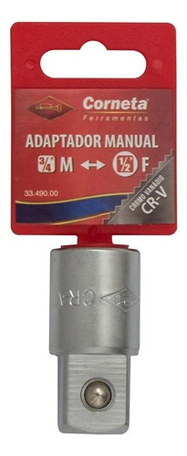 Adaptador De Soquete Manual 3/4 (macho) 1/2 (femea) Corneta