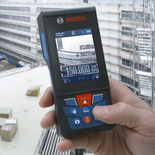 Cámara Bluetooth Trena Laser Bosch Glm 150 27 C Range 150 150 m