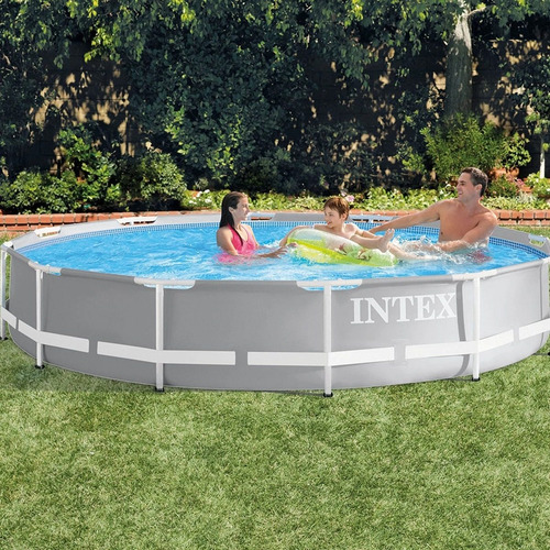Imagen 3 de 8 de Pileta Estructural Redonda Intex 26710 De 6503 Lts Piscina
