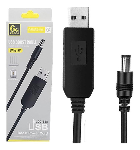 Cable De Alimentación Usb A Router 5v-12v (ldo-888)