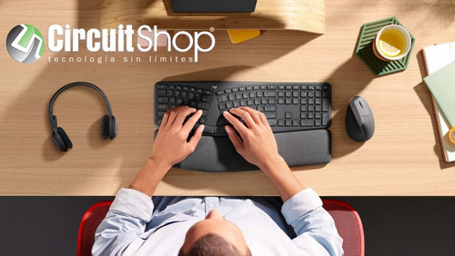 Teclado En Inglés Ergonómico Bluetooth Logitech Ergo K860