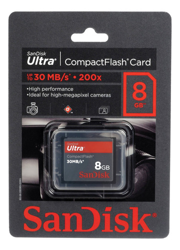 Sandisk Compactflash 8gb Ultra 200x