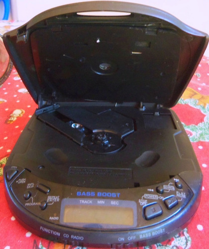 Toca Cd Tipo Disc Man Antigo Raro....