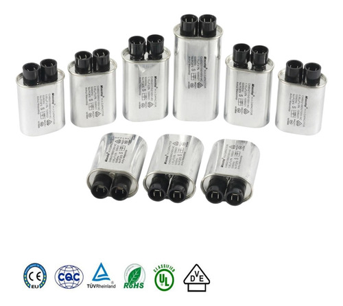 Capacitor Microondas 0.90 Uf 2100v Con Fusible 5000v 800ma