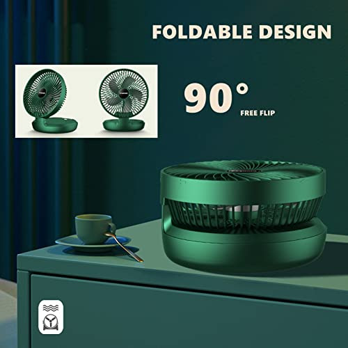 Ventilador De Escritorio Mini Chchmu Usb De 8 Pulgadas Plega