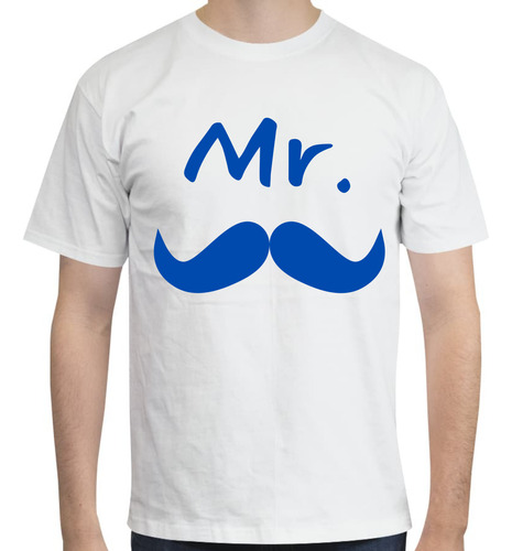 Playera Del Día Del Amor Y Amistad - Parejas - Bigote Mr.