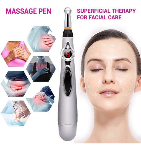 Imagen 2 de 7 de Pluma De Masaje Acupuntura Estimula Músculos Tejido Muscular