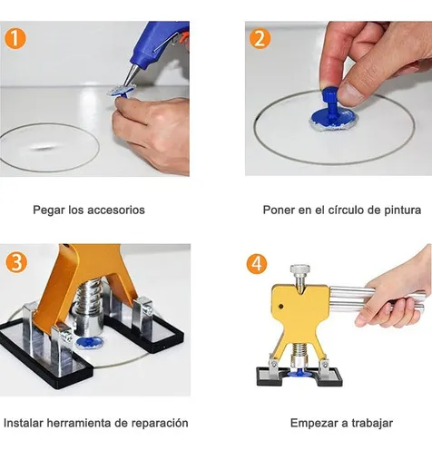 Kit Saca Golpes De Autos Carros Ventosa P/abolladuras 40pcs
