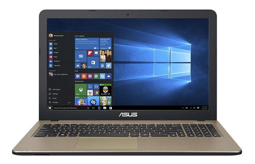 Laptop  Asus VivoBook X540MA negra 15.6", Intel Celeron N4000  4GB de RAM 500GB HDD, Intel UHD Graphics 600 60 Hz 1366x768px Windows 10 Home