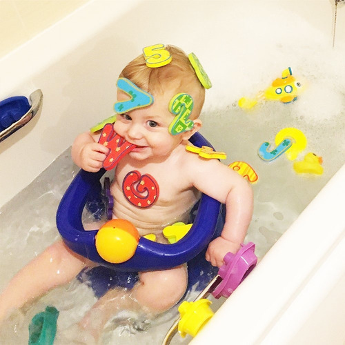 Nuby - Juego De 36 Piezas Para Bañera ¿
