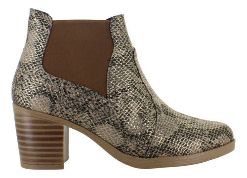 Palazio Botin Vaquero Tacon Moda Casual Resorte Mujer 86502