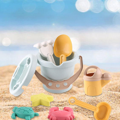Juego De Arena De Juguetes De Playa De 9 Piezas Para Niños