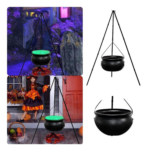 Decoración De Halloween, Olla De Brujas, Caldero De Brujas C