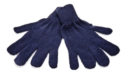 Guantes Lisos Ropa Termica Proteccion Invierno Frio Negro