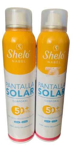 2 Pack Pantalla Solar Corporal Shelo