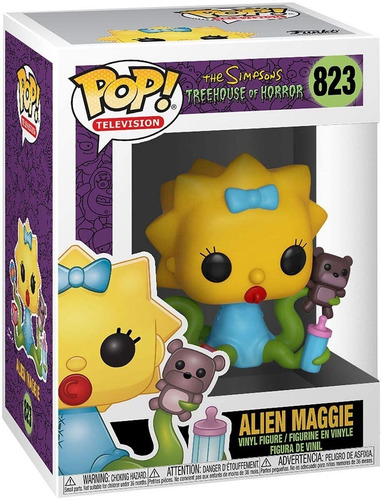 Muñeco Funko Pop 823 Simpsons Alien Maggie 39727 (5543)