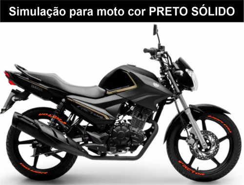 Adesivo De Roda Refletivo Yamaha Factor 150 2024 Mod.a1
