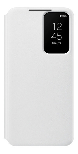 Case Galaxy S22 Normal S-view Flip Cover Original Blanco