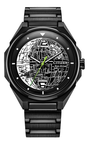 Citizen Reloj Eco-drive Star Wars Death Star De Acero Inoxid