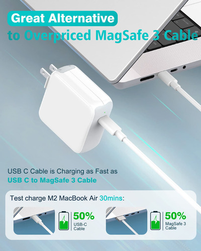 Adaptador De Corriente Charger Ifeart 67w Usb C Para Macbook