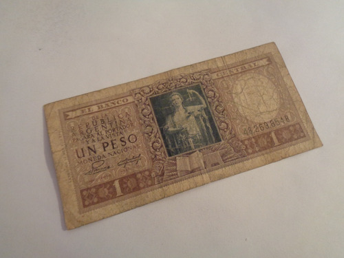 Argentina Billete 1 Peso Moneda Nacional