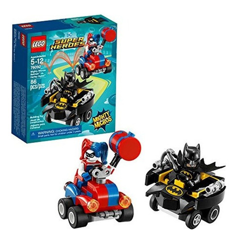  Dc Super Heroes Mighty Micros: Batman Vs Harley Quin