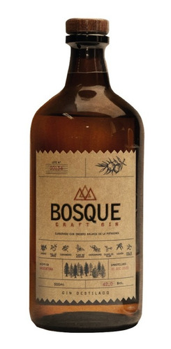 Bosque Craft Gin - Bot. 500 Ml