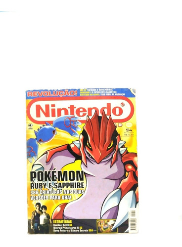 Revista Nintendo Pokémon Ruby E Saphire
