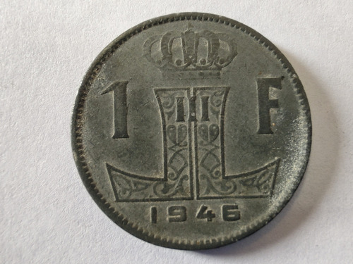 Moneda Bélgica 1 Franco 1946 (x1427