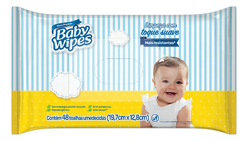 Toalhas umedecidas Baby Wipes 48 u