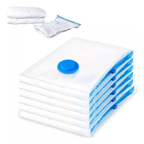 Pack De 10 Bolsas Al Vacío 70x100 Cm Para Almacenaje De Ropa, Reducción De Espacio Alta Calidad Everest