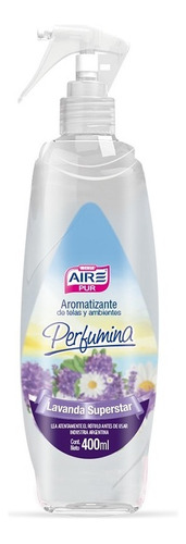 Aromatizante Perfumina Telas Ropa Ambientes Lavanda X 400 Ml