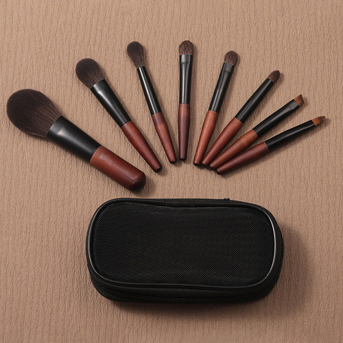 // Mini Juego De Brochas De Maquillaje, 8 Piezas, Juego