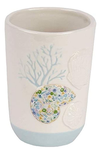 Skl Home By Saturday Knight Ltd. Vaso Seaside Blossoms, Blan