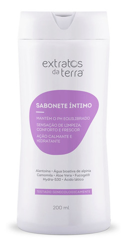 Sabonete Íntimo Extratos Da Terra 200 Ml