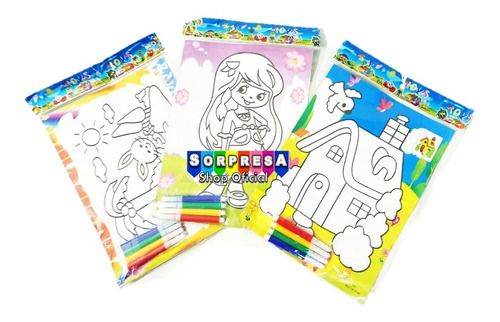 200 Dibujos Para Colorear Con Plumon Juguete Fiesta Piñata