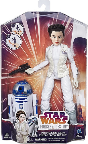 Star Wars Forces Of Destiny Princess Leia Organa & R2-d2