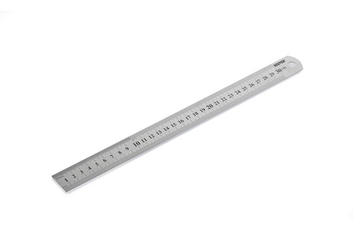 Regla Pie Metalico 30cm Bremen Acero Inoxidable Cod. 7109 Dgm